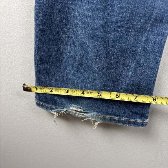 Lucky Brand Lola Boot Jeans Womens 2/26 Blue Medium Wash Denim Low Rise - Picture 14 of 16